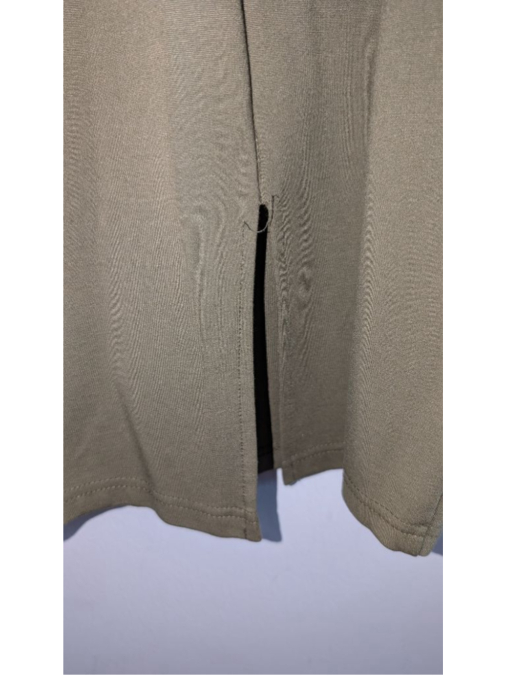 AKIRA CHICAGO Olive Green Bodycon Dress Cutouts Size Medium - Picture 8 of 9